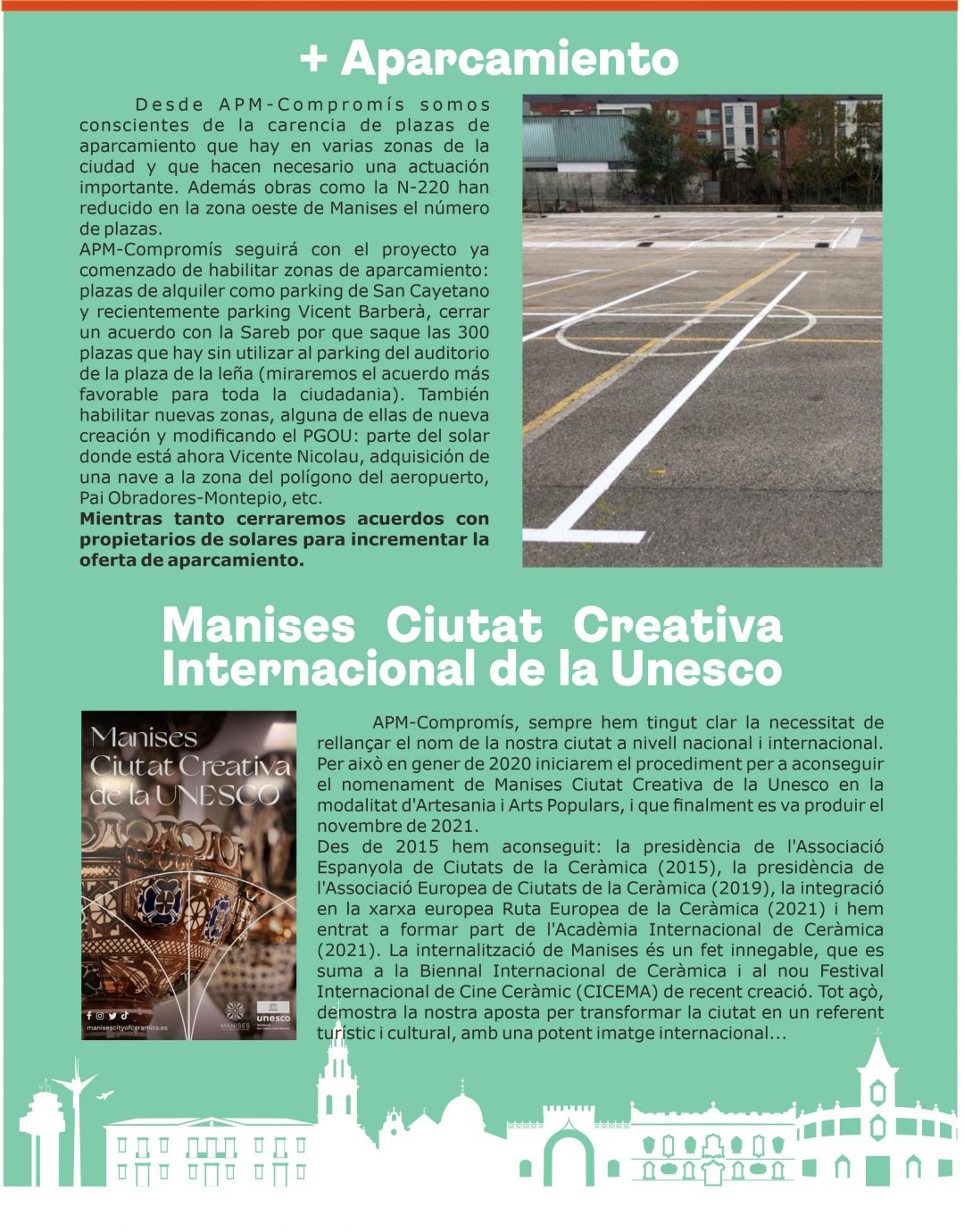 Aparcamiento + Unesco