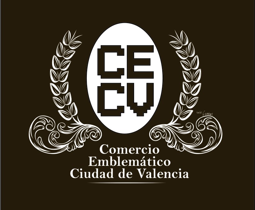 Logo Comercio Emblemático Ciudad de Valencia – Nacho Guerras