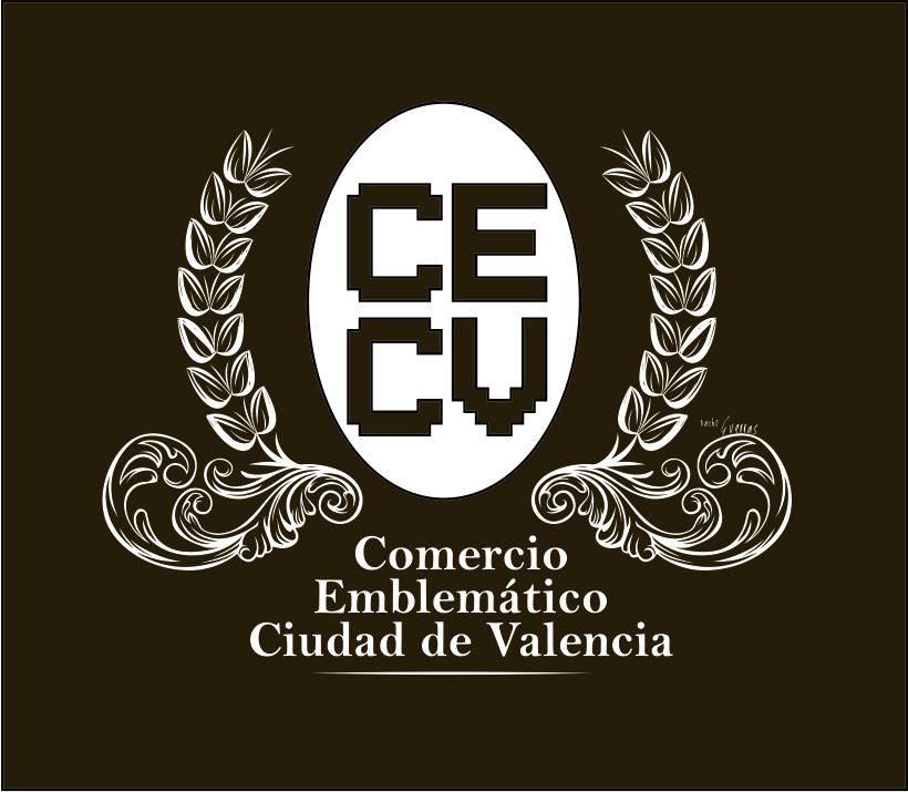 Logo Comercio Emblemático Ciudad de Valencia – Nacho Guerras